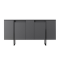 Buffet design noir 4 portes ARTA
