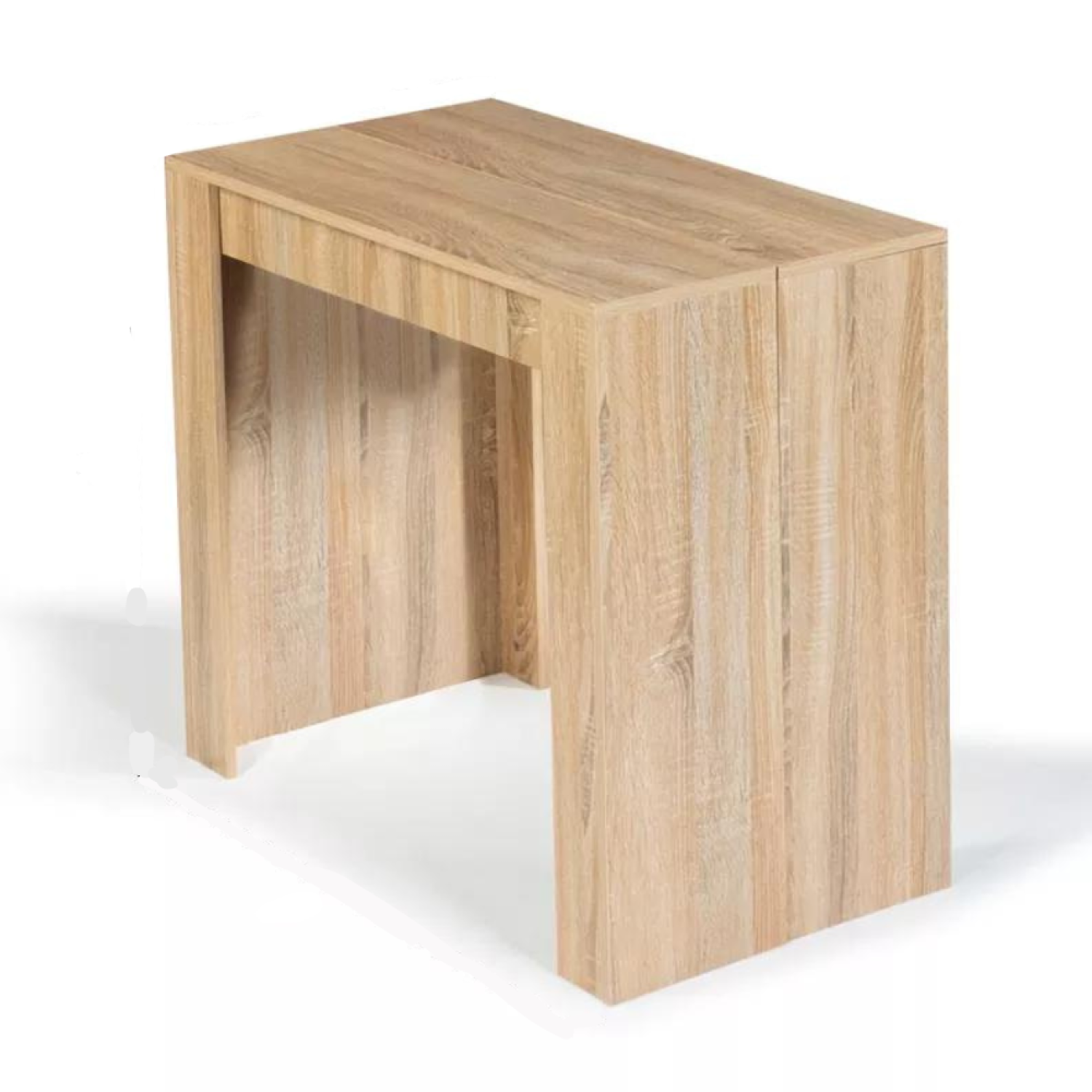 undefined Table console extensible en bois - 1,40 m