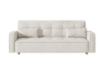 Canapé scandinave convertible 3 places en velours côtelé beige COOPER