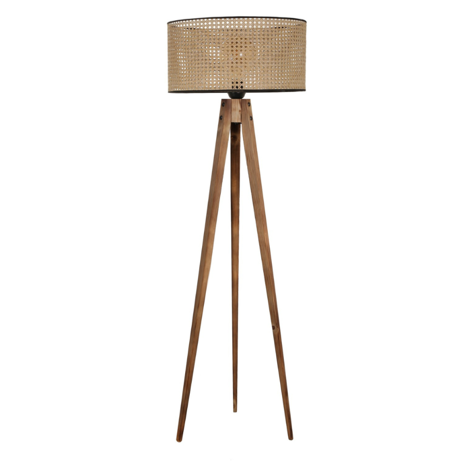 Lampadaire design en bois 153cm LARNAKA