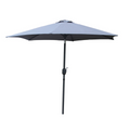 Parasol gris rond 2,5 x 2,5 m EMMA