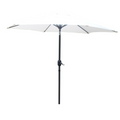 Parasol ecru rond 2,5 x 2,5 m EMMA
