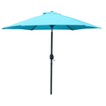 Parasol bleu rond 2,5 x 2,5 m EMMA