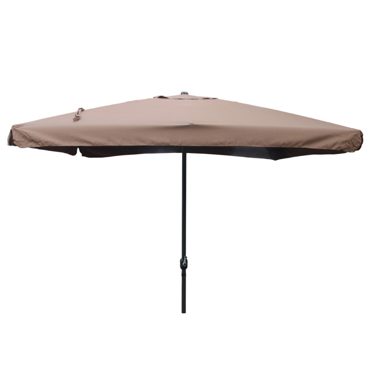 Parasol  marron  carré 2,95 x 2,95 m GAETA