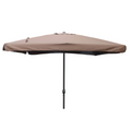 Parasol marron carré 2,95 x 2,95 m PALMIA