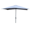 Parasol  gris  rectangle 2,95 x 2,95 m CEFALONIA