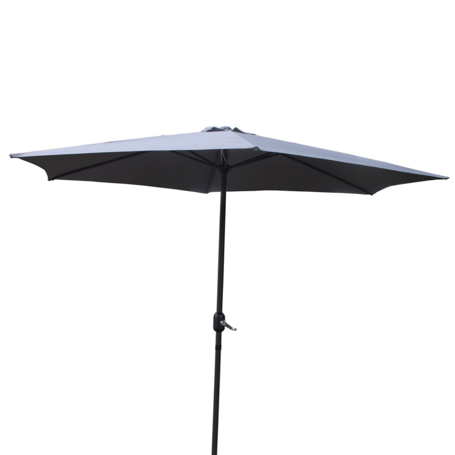 Parasol gris rond 2,94 x 2,94 m PORTO