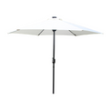 Parasol  ecru  rond 2,66 x 2,66 m led KEA