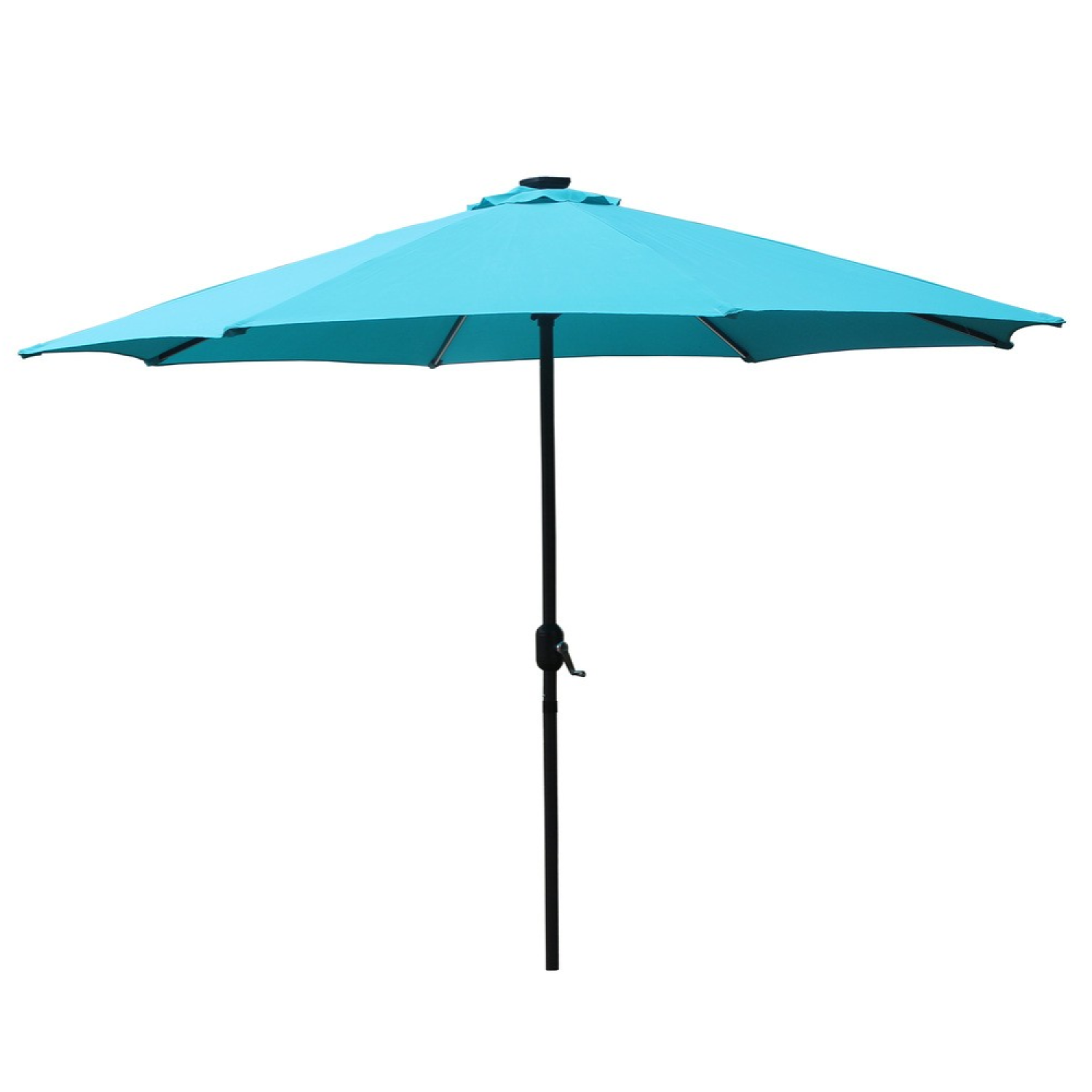 Parasol  bleu  rond 2,92 x 2,92 m led SAMOS