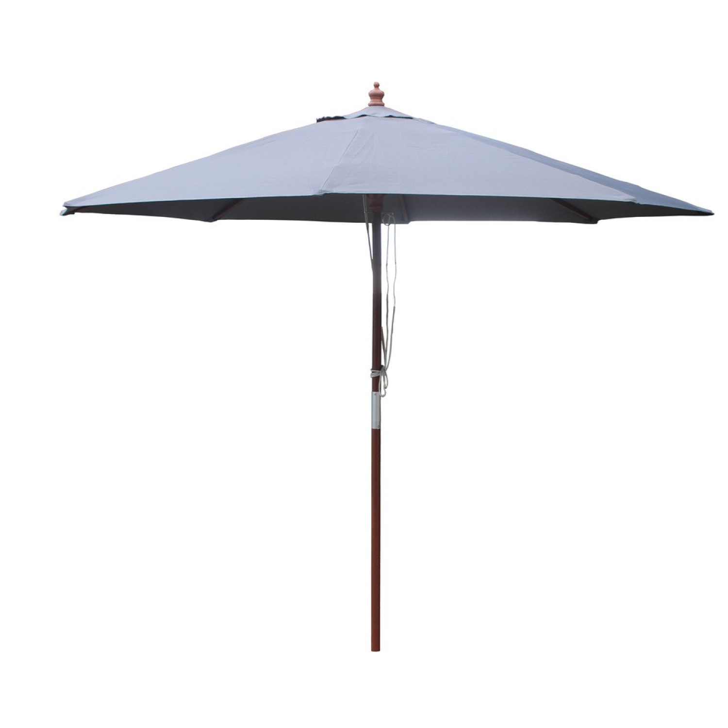 Parasol gris rond 2,66 x 2,66 m CASERTE