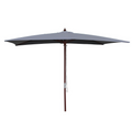 Parasol gris rectangle 2,97 x 1,91 m PARMA