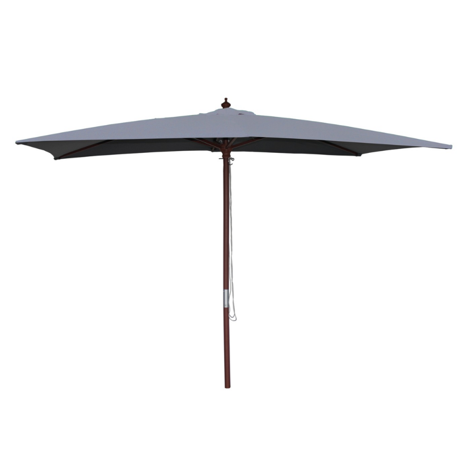 Parasol gris rectangle 2,97 x 1,91 m PARMA