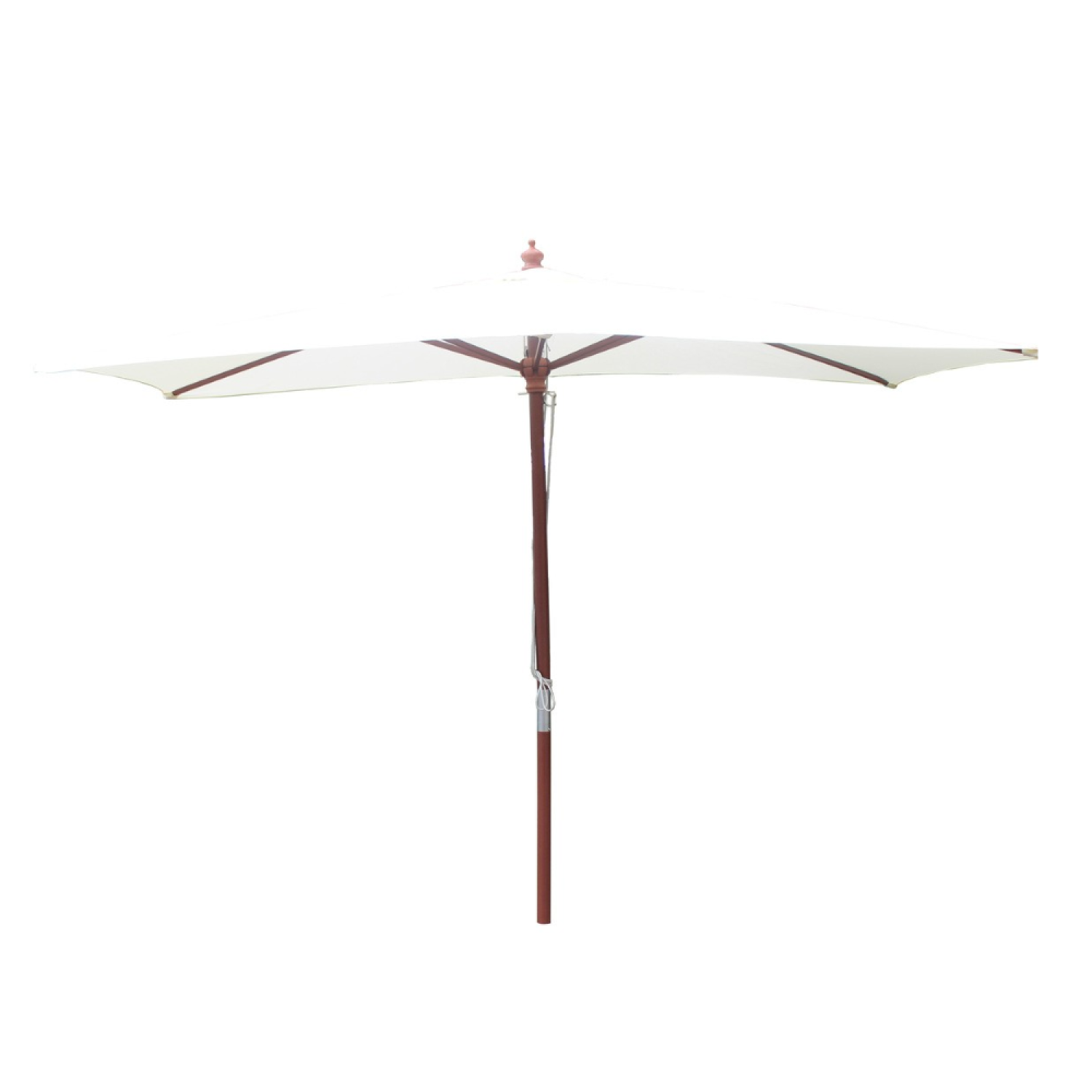 Parasol ecru rectangle 2,97 x 1,91 m PARMA