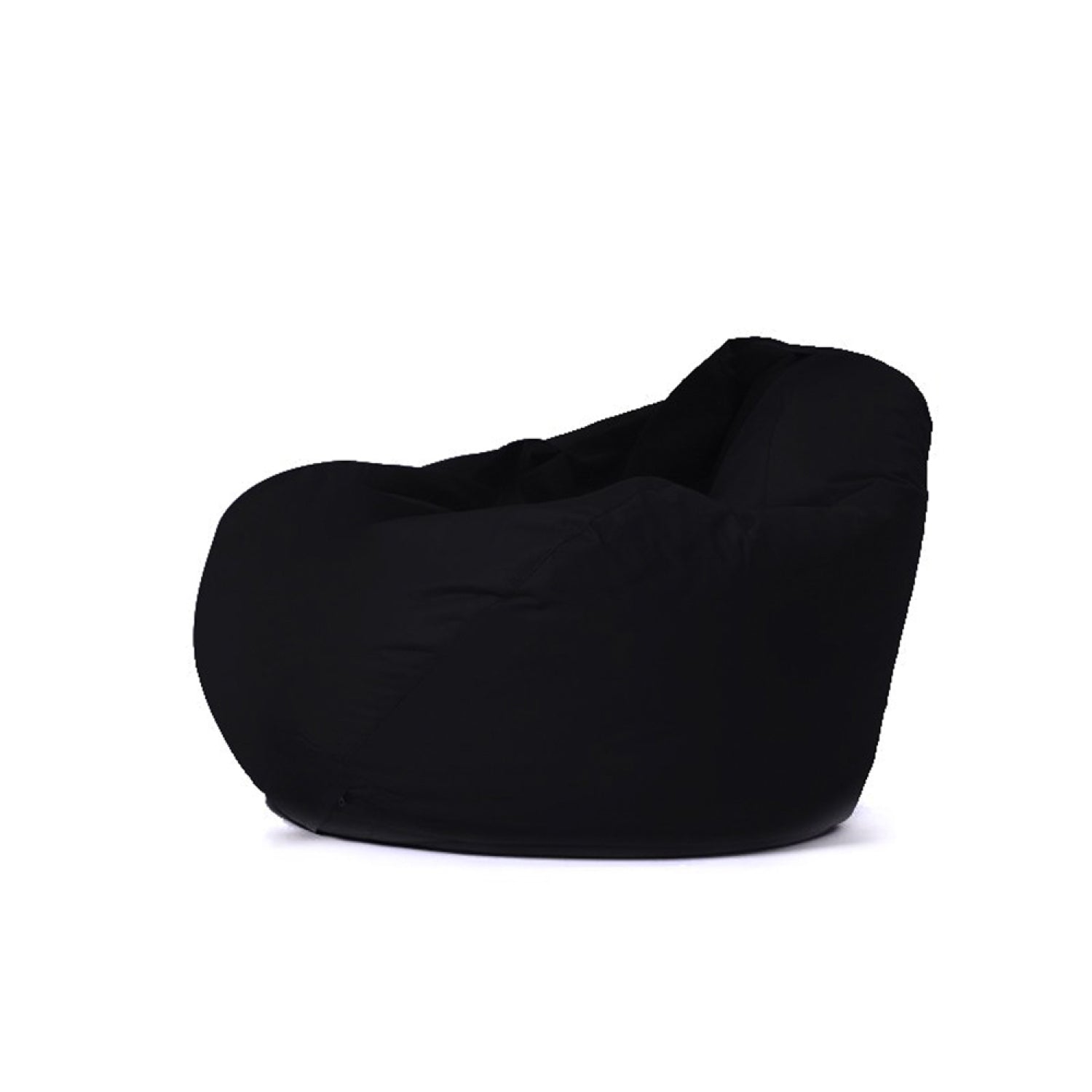 Pouf poire d'extérieur 130x115cm noir KAYAR