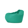 Pouf poire d'extérieur 130x115cm turquoise KAYAR