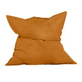 Pouf rectangulaire d'extérieur XXL 180x140cm orange MYRINA