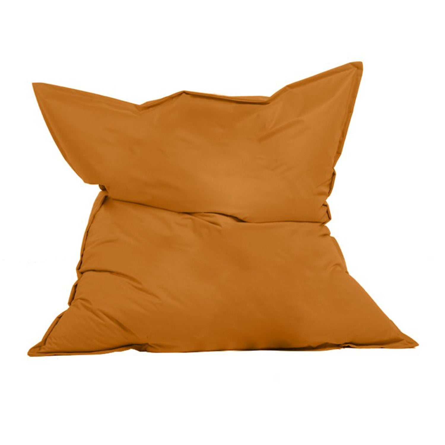 Pouf rectangulaire d'extérieur XXL 180x140cm orange MYRINA