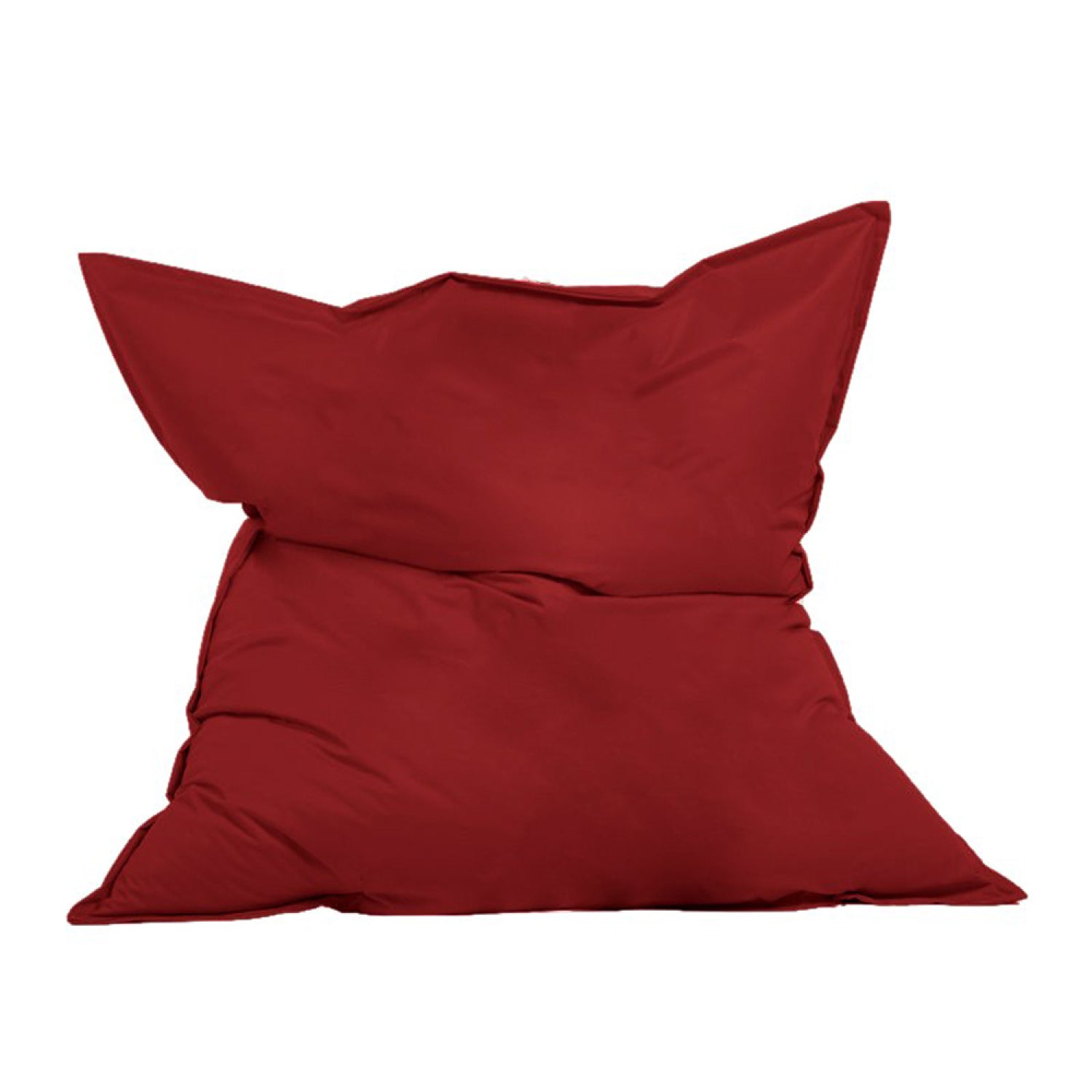 Pouf rectangulaire d'extérieur XXL 180x140cm rouge THIES