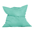 Pouf rectangulaire d'extérieur XXL 180x140cm turquoise THIES