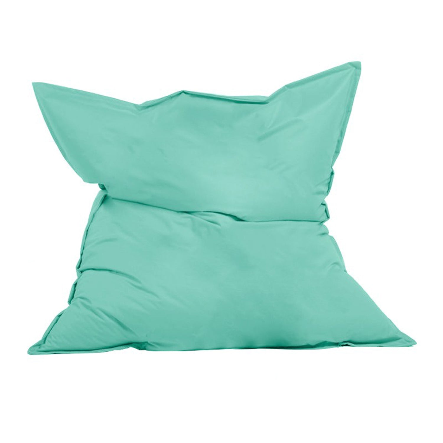 Pouf rectangulaire d'extérieur XXL 180x140cm turquoise THIES