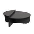 Table basse ronde podium anthracite 90cm KEYWEST