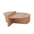 Table basse ronde podium pin atlantique 90cm EJURA
