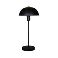 Lampe de table champignon noir 49cm SIDE