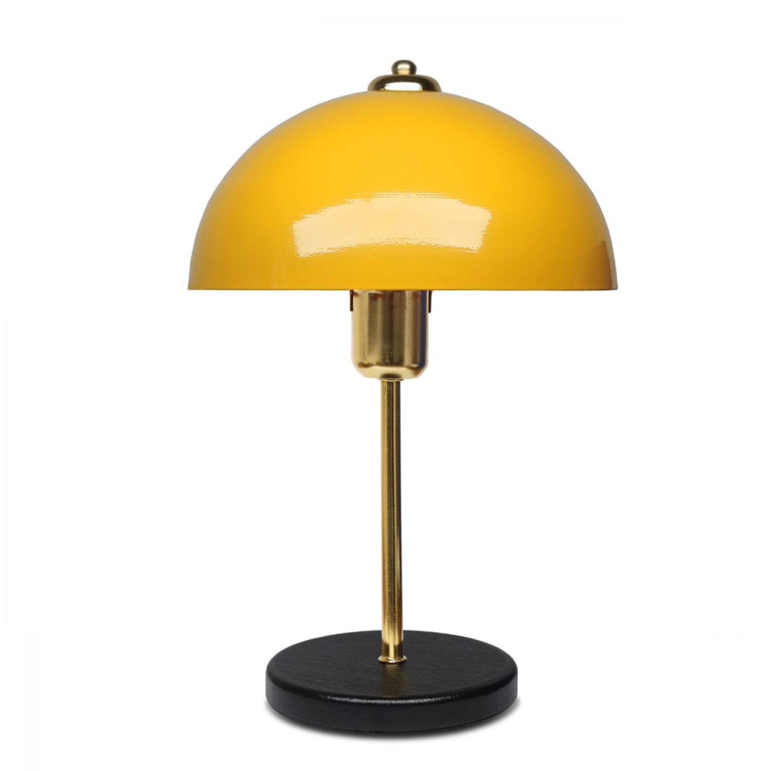 Lampe de table champignon jaune 38cm SEA