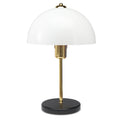 Lampe de table champignon blanc 38cm LIN