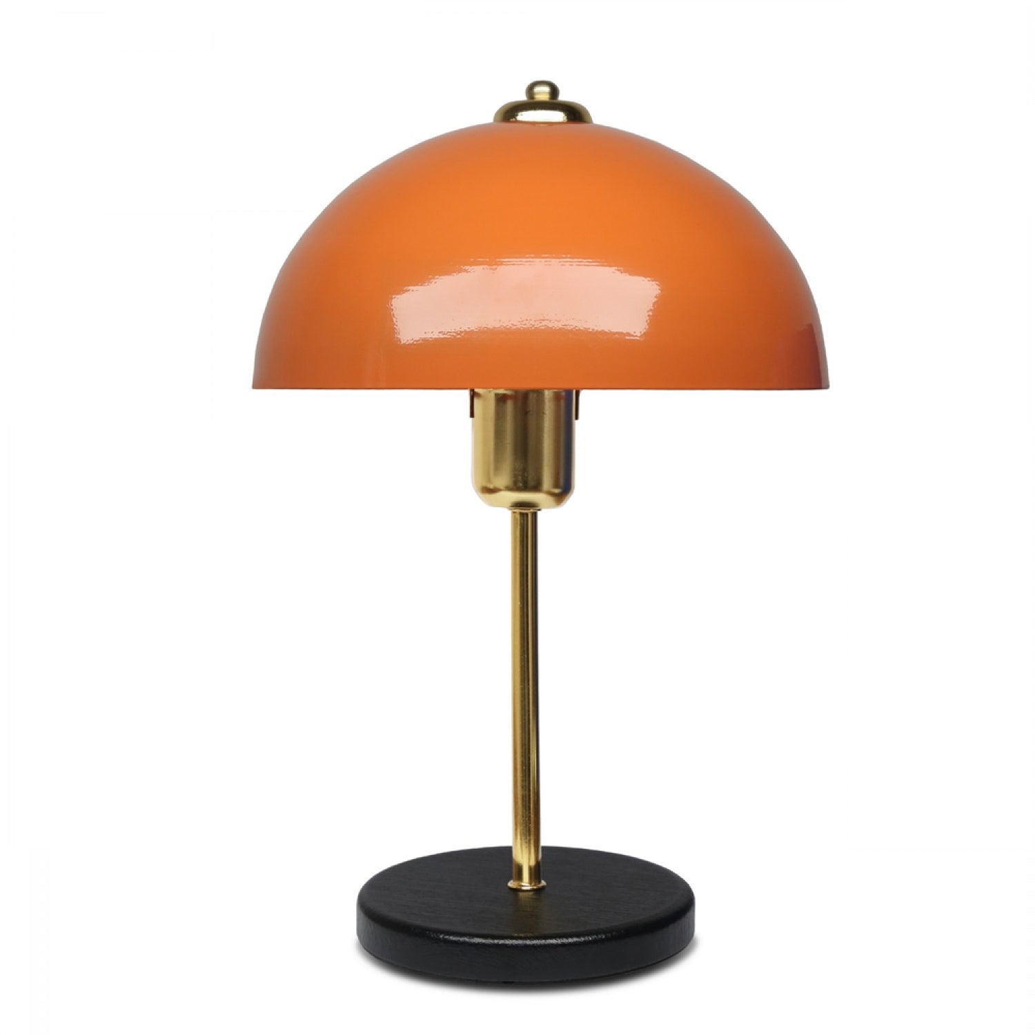 Lampe de table champignon orange 38cm AMORE