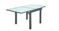 undefined Table de jardin extensible 8 places en aluminium