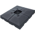Lot de 4 dalles parasols hdpe HPDE