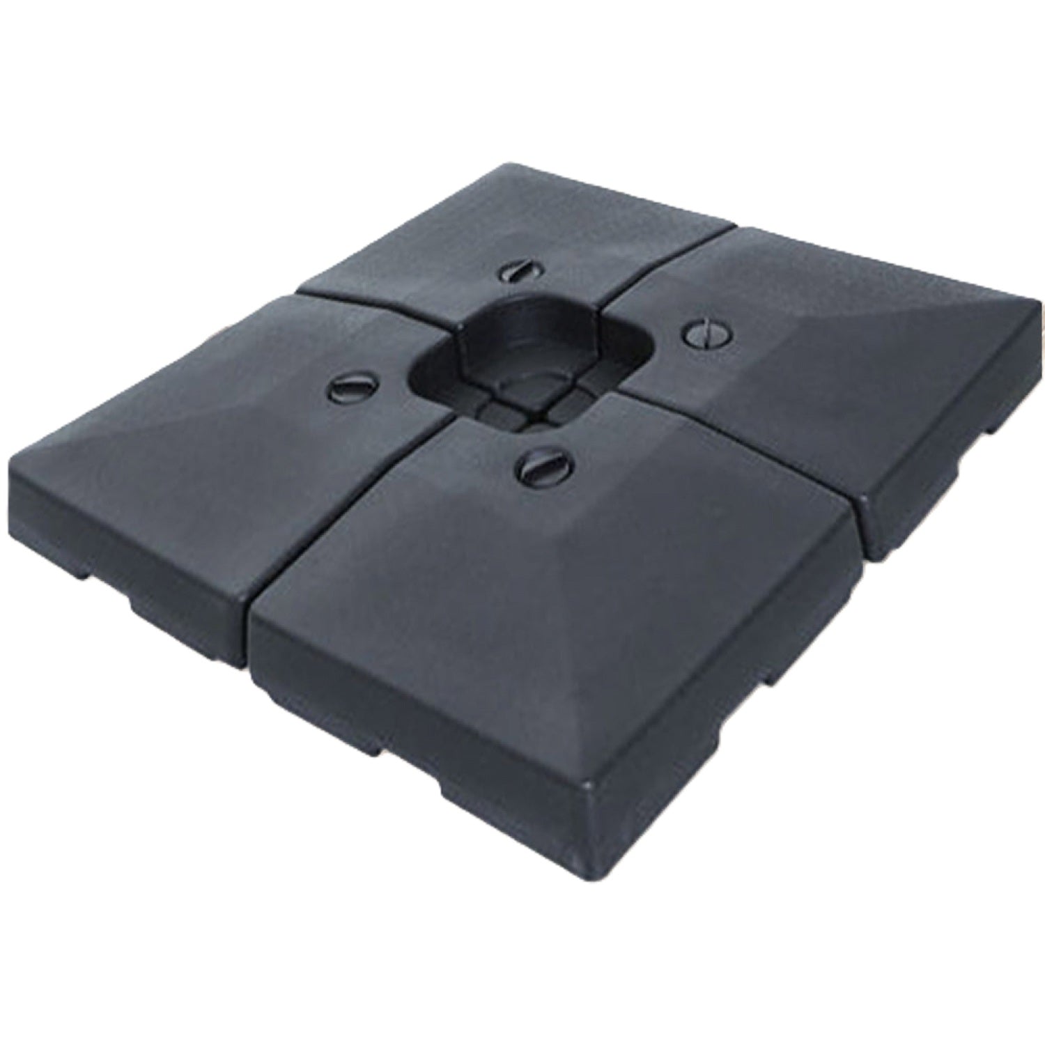 Lot de 4 dalles parasols hdpe TONIO