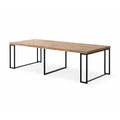 Table extensible 10-12 personnes effet bois 300cm LUCA