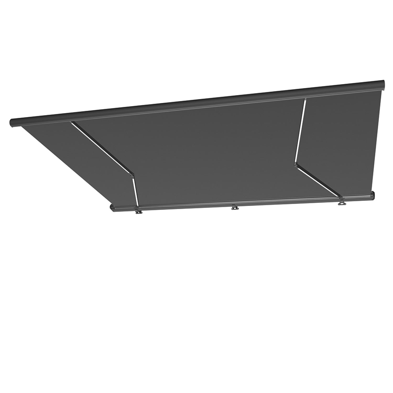 Store banne LED motorisé 4 x 3 m gris OITIS