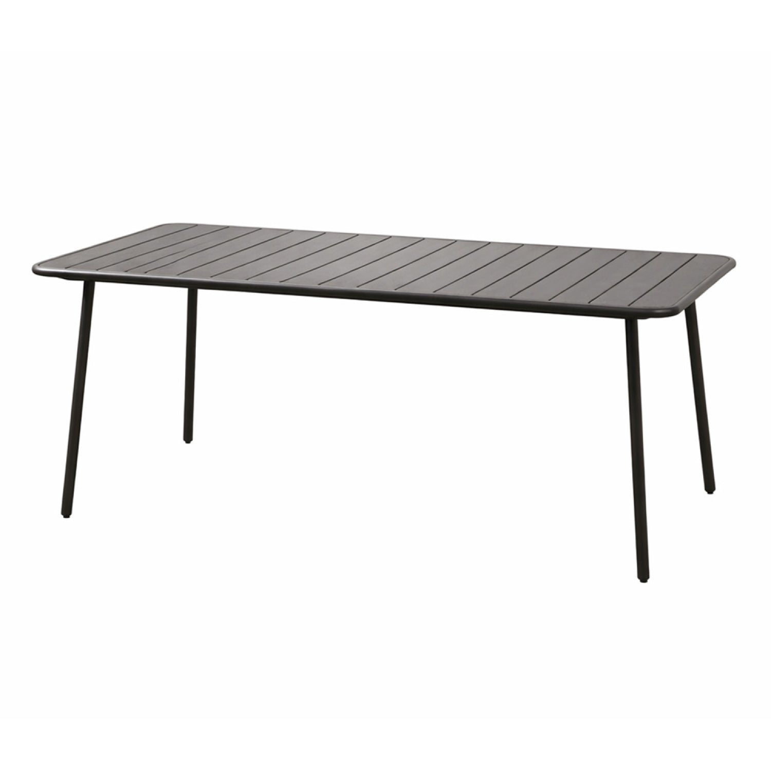 Table de jardin 6 places 160cm gris foncé FALCOU