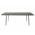 Table de jardin 8/10 places 200cm gris foncé FALCOU
