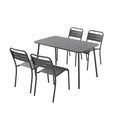 Ensemble table de jardin 120 cm et 4 chaises FALCOU