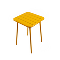 Table carrée 2 places 50x50cm jaune FALCOU