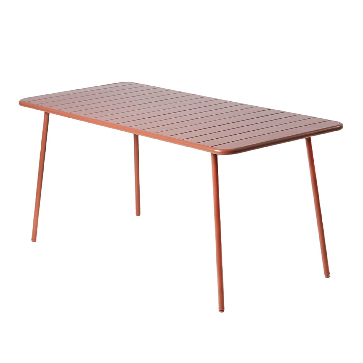 Table de jardin 6 places 160cm terracotta EVORA