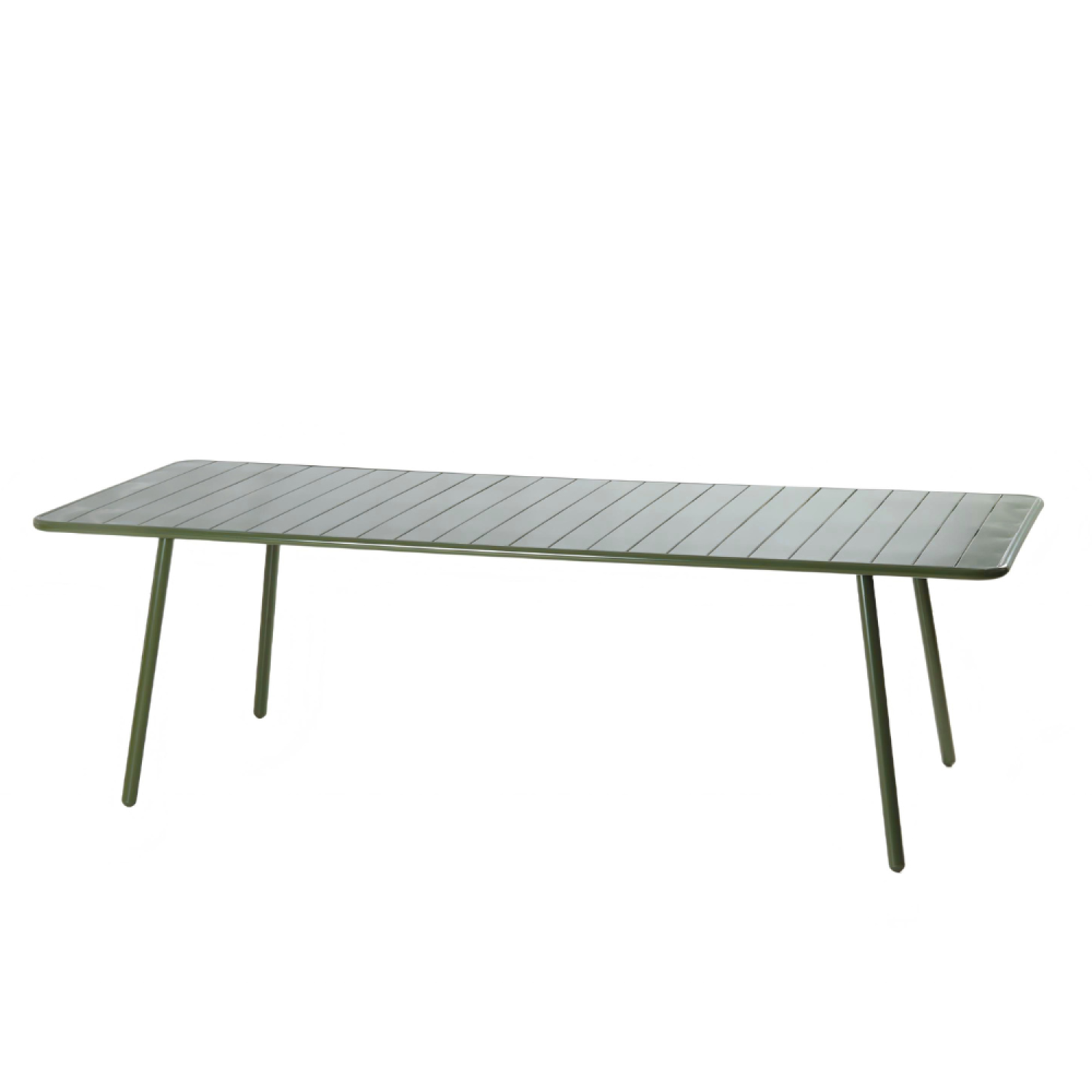 Table de jardin 10/12 places 234cm verte FALCOU